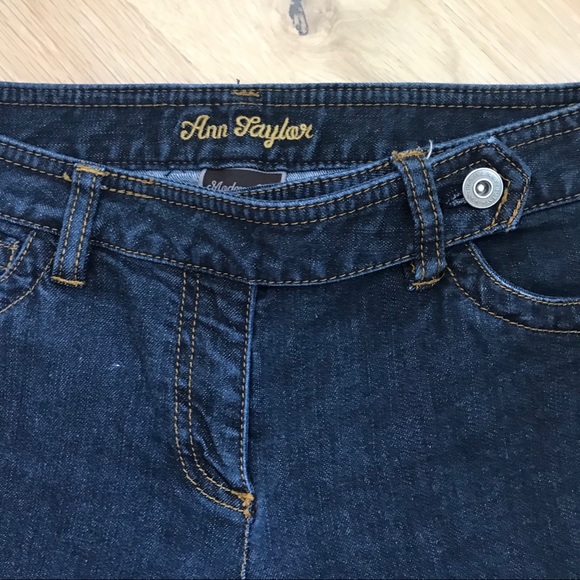 ANN TAYLOR PETITE JEAN CAPRIS - Picture 3 of 6